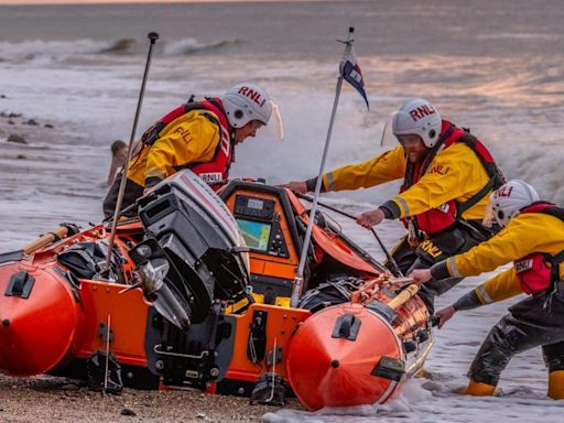 Swimmers save man swept out to sea by riptide