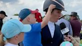 Adorable moment Zara Tindall’s rarely seen son Lucas makes very cheeky gesture