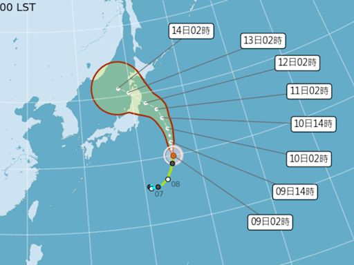 低壓帶影響水氣偏多「今中南部慎防雷雨」 颱風瑪莉亞對台影響曝