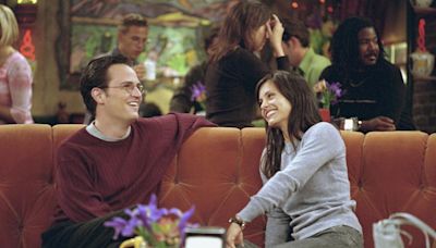 Courteney Cox says she can "sense" her late 'Friends' co-star Matthew Perry: "He visits me a lot, if we believe in that"