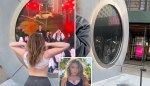 OnlyFans model flashes NYC-Dublin portal as organizers try in vain to stop gross behavior