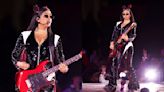 H.E.R. Brings Guitar-fueled Glamour to Super Bowl 2024 Halftime Show in Slick Catsuit With Usher