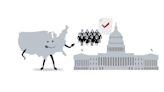 How do electoral votes work? These pictures explain the Electoral College process.