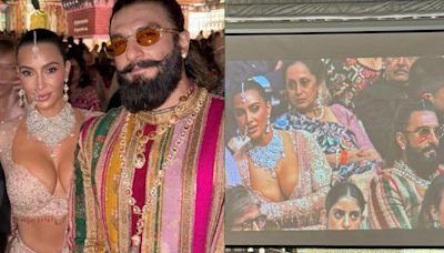 Anant Ambani and Radhika Merchant Wedding: Ranveer Singh and Kim Kardashian take photos together