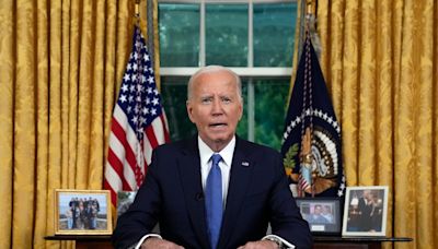 Elections 2024 live: Biden calls decision to drop out of presidential race a ‘defense of democracy’ in Oval Office speech