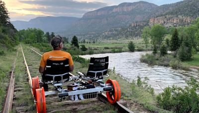 'The quirky lovechild of a bicycle and train:' The railbike revolution is underway in Colorado