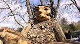 2 giant troll sculptures unveiled in Rhode Island