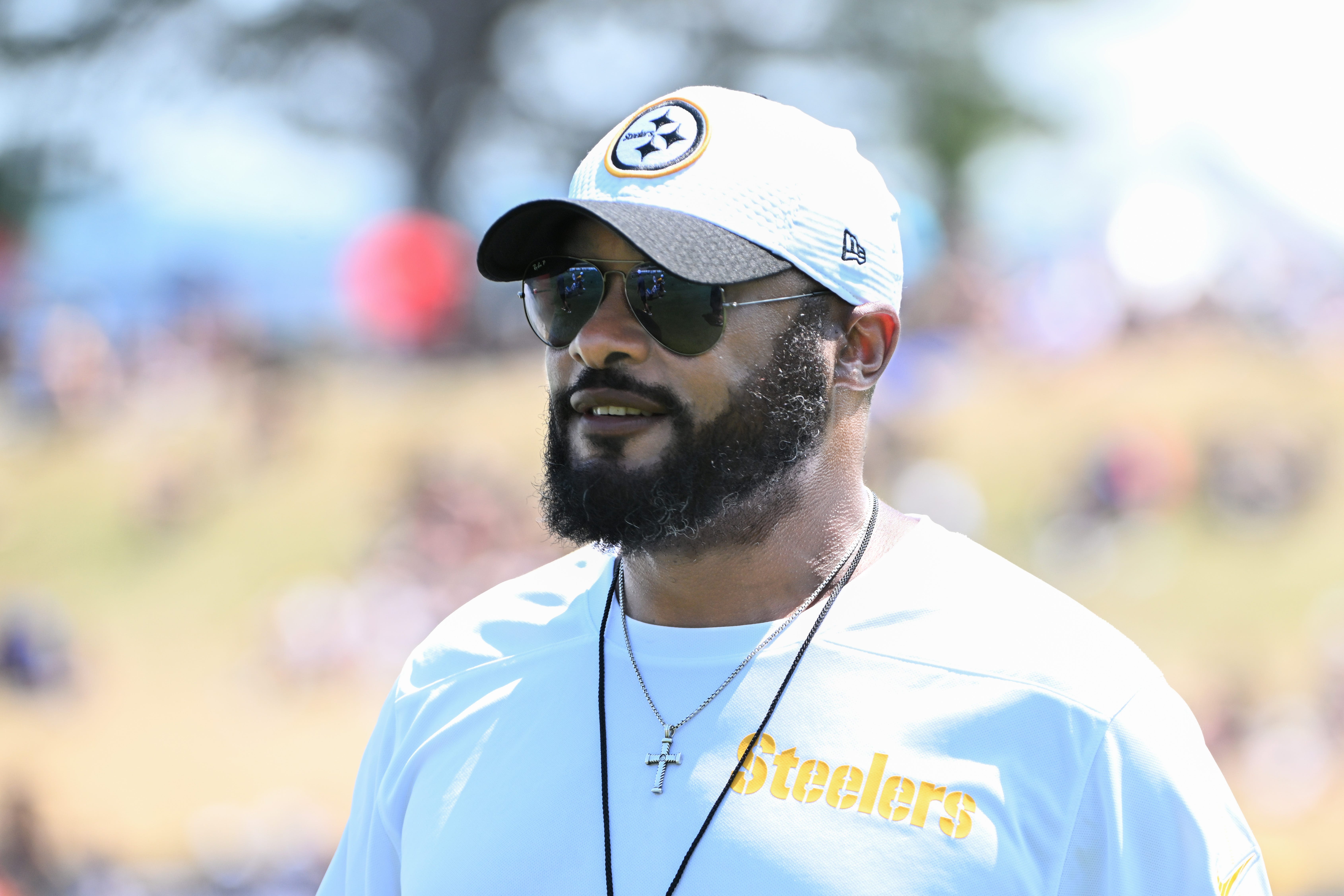 Mike Tomlin's reaction to a Brandon Aiyuk trade question was anything but a denial