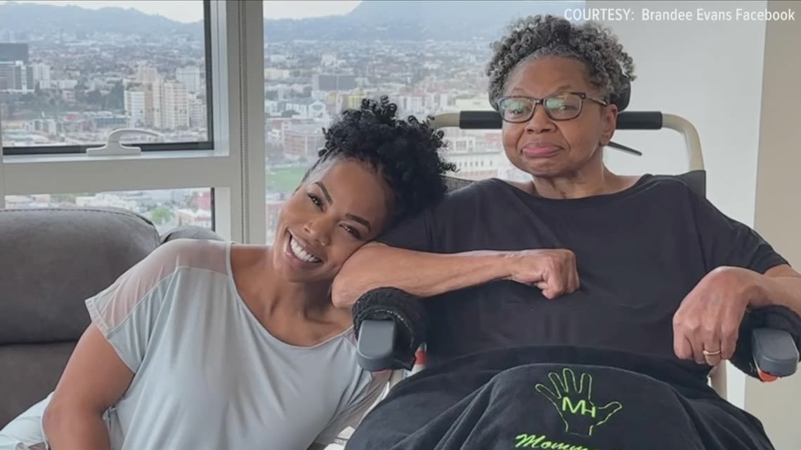 'You only get one momma' | Actress Brandee Evans discusses the bond she has with her mother, who has multiple sclerosis