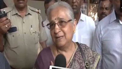 'Narayana Murthy Was In Hospital, Got Him Discharged’: Sudha Murty Accompanies Husband For Voting In Bengaluru