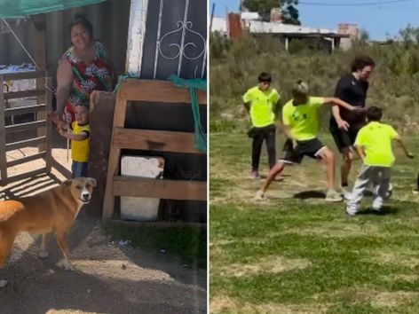 Está dando la vuelta al mundo: la pachanga improvisada de Puyol con unos niños de la calle - MARCA USA