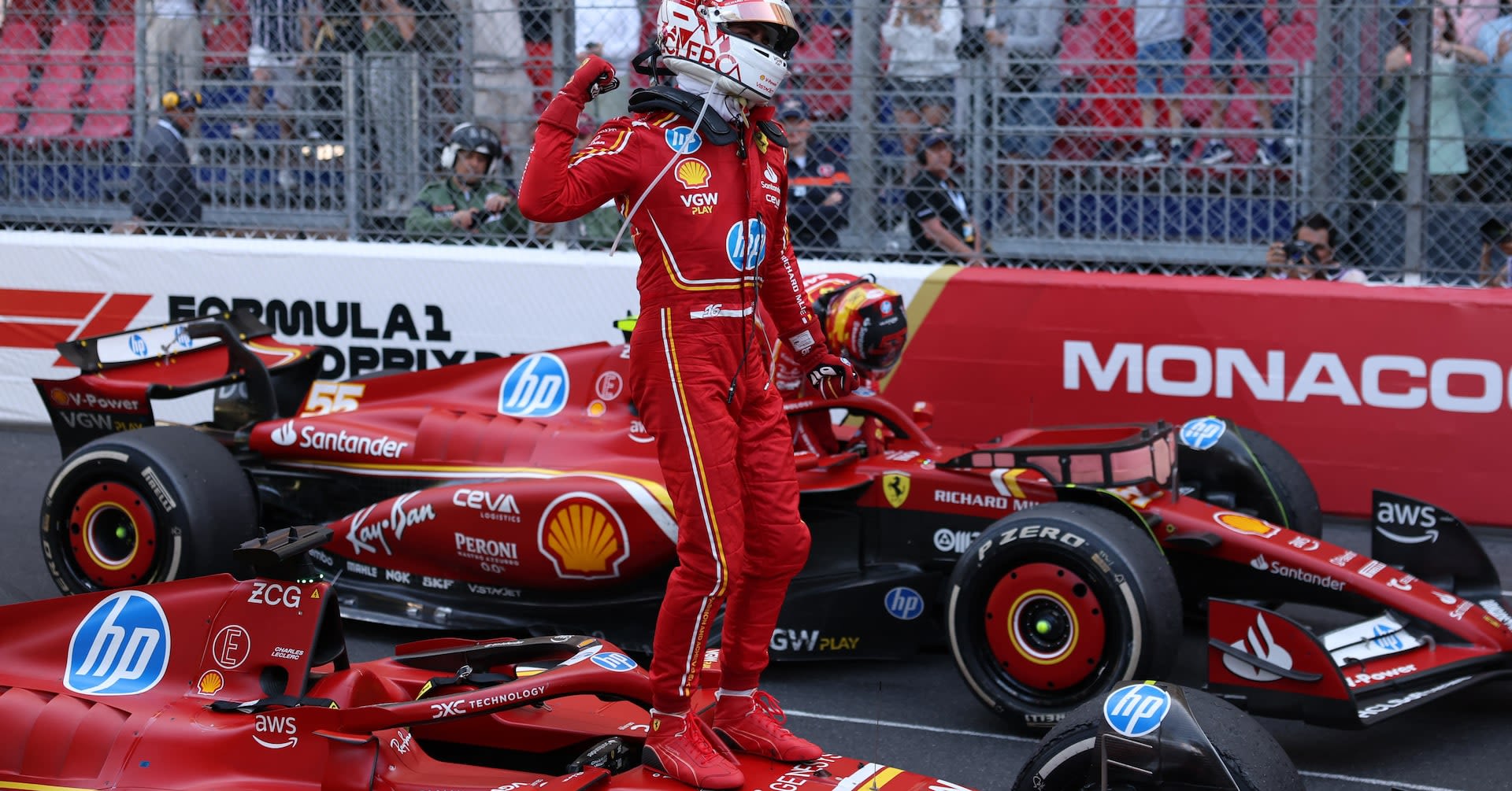 Leclerc ends his Monaco jinx with a dream home win