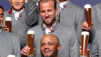 Kompany tells Kane and Bayern Munich stars to 'have a beer' at Oktoberfest