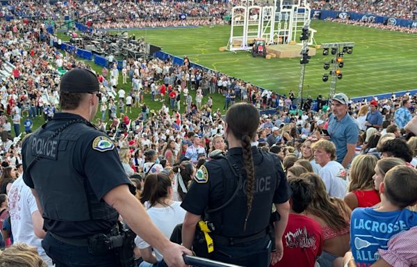 WATCH: Fireworks launch into crowd at Stadium of Fire, 6 taken to the hospital