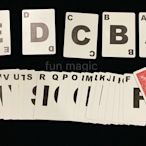 [fun magic] bicycle alphabet cards 拼字撲克 特殊印刷牌 拼音撲克