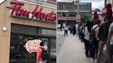 Watch: Hundreds Of Indian, Foreign Students Queue Up For A Job At Tim Hortons In Canada