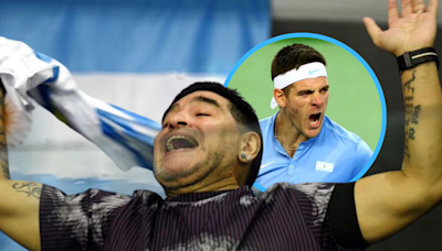 Qué le pidió Maradona a Del Potro tras la final de la Copa Davis