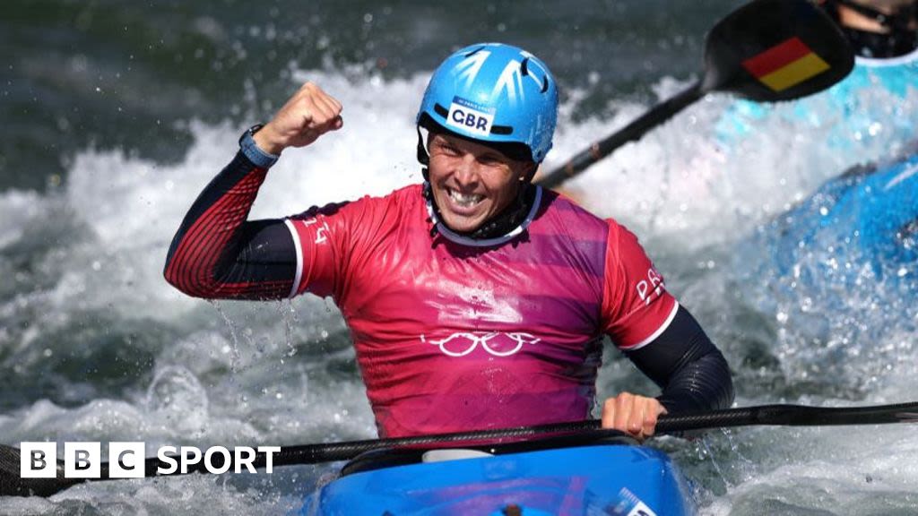 Olympic canoe slalom: Joe Clarke and Kimberley Woods win kayak cross medals