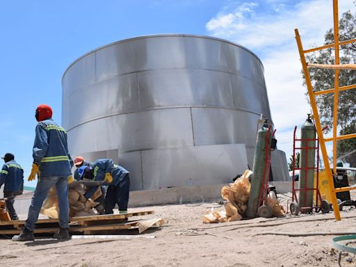 Por concluir construcción de tanque de rebombeo en San Pedro