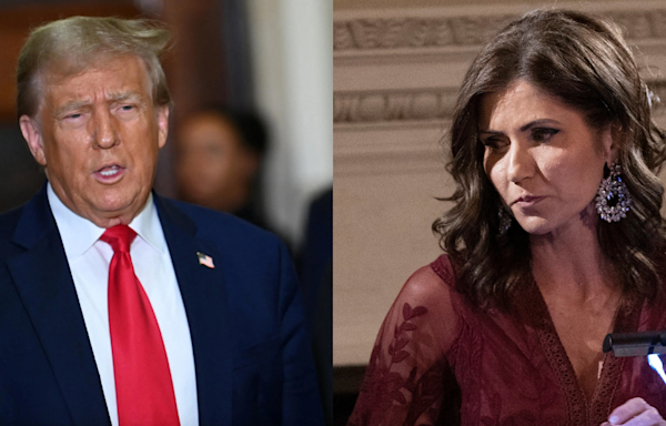 Donald Trump 'Disappointed' In 'Puppy Killer' Kristi Noem As She Loses Shot At Being VP Pick