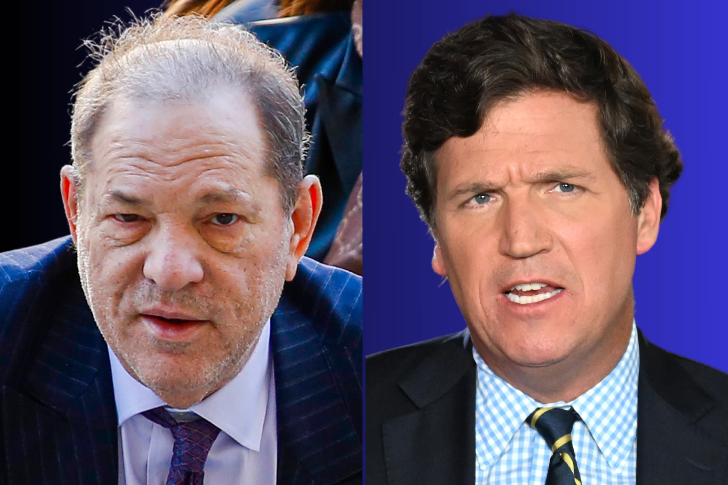 Tucker Carlson recalls working for Harvey Weinstein—"He was a pig"