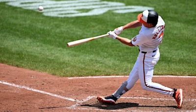 Jackson Holliday hits grand slam for first career home run