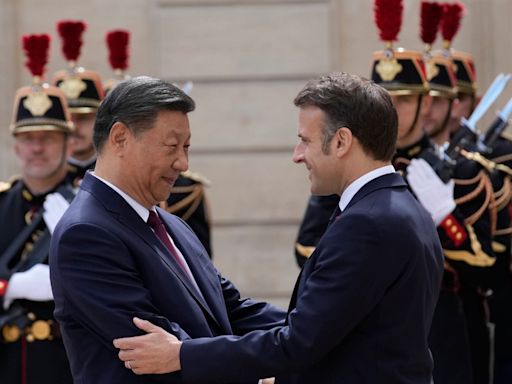 Macron accused of rolling out red carpet for ‘dictator’ Xi who is ‘backing Putin’s war’