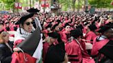 Graduates walk out of Harvard commencement chanting 'Free, free Palestine'