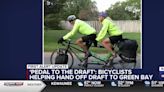 ‘Pedal To The Draft’: Bicyclists helping hand the NFL Draft off to Green Bay