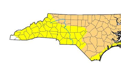 Drought is officially declared across North Carolina, while a heat wave lingers