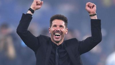 Diego Simeone habló sobre Julián Álvarez, su llegada al Atlético de Madrid y su deseos de dirigir a la Selección