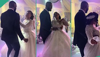 "You too dey watch Zee World": Nigerian couple dances to Indian song at wedding