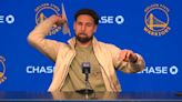 Watch Klay hilariously outduel Draymond in paper airplane contest