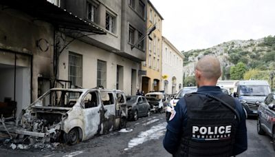 France vows to step up drugs fight after police vehicles torched