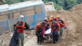 54 people are confirmed dead in a landslide that buried a gold-mining village in south Philippines