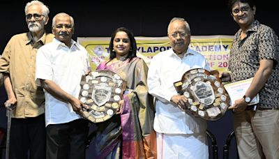 The Mylapore Academy honours theatre artists and drama troupes