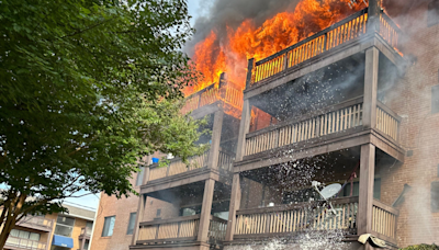 Fire breaks out at apartment in West Falls Church area