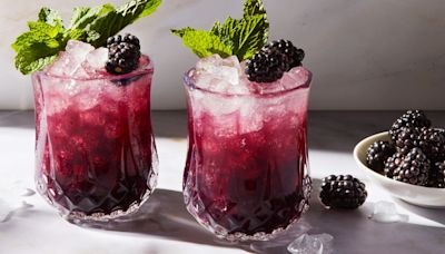 This Blackberry-Mint Julep Is Our Favorite Way To Shake Up The Classic Cocktail