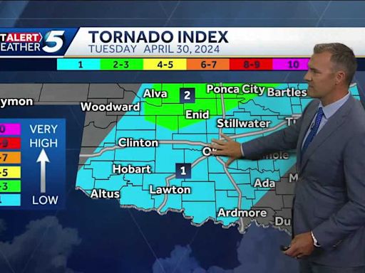 TIMELINE: Oklahoma could see severe storms with hail, tornado risk this week