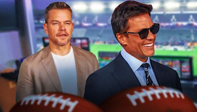 Matt Damon Hypes Up Tom Brady's Fox NFL Commentating Debut