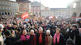 Scholz joins thousands at protest against far-right in Potsdam