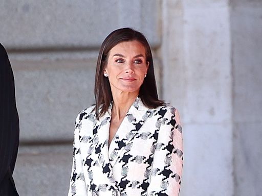Queen Letizia Pairs Her Suit With Super Comfy Sneakers for a Royal Ceremony