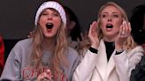 Taylor Swift and Brittany Mahomes Root for Their Guys in Matching Custom Coats at Chiefs-Dolphins Game