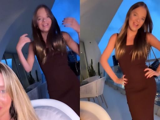 Rafaella Justus esbanja elegância com vestido marrom e revela ter comprado modelito igual para madrasta, Ana Paula Siebert