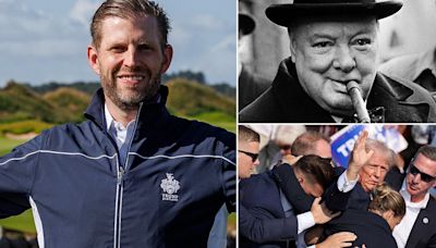 Eric Trump: You can compare my father Donald to Winston Churchill