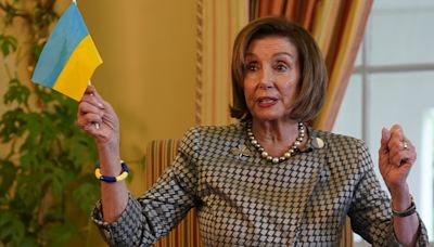 Pelosi university speech interrupted by anti-Israel agitators: 'Warmonger'