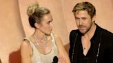 Emily Blunt And Ryan Gosling Duke It Out Over 'Barbenheimer' Rivalry Onstage At Oscars