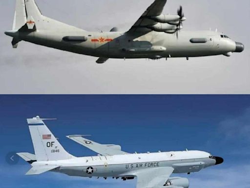 咆哮者、RC-135首度對戰運-9、815A ! 傳中美偵察機電子戰 南海緊張對峙12小時