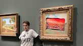 Protestor Arrested After Postering Over a Monet at the Musée d'Orsay | Artnet News