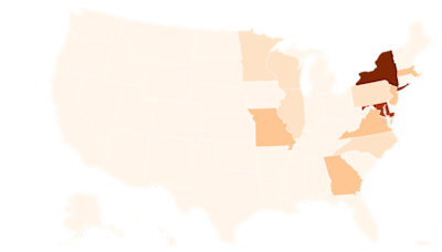 New York reports highest listeria cases in deli meat outbreak. See map